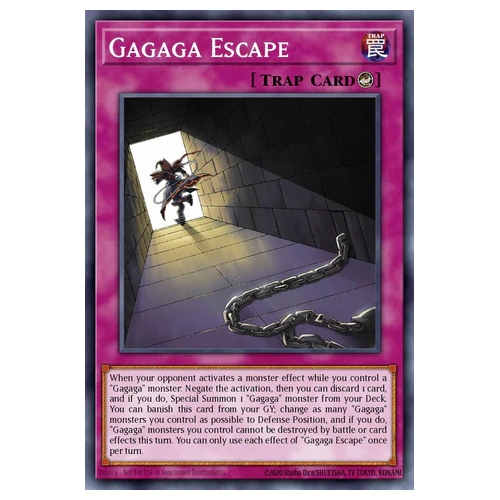 BLGG-EN037 Gagaga Escape Ultra Rare 1st Edition NM