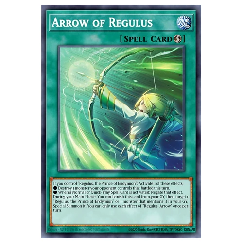 BLGG-EN044 Arrow of Regulus Ultra Rare 1st Edition NM