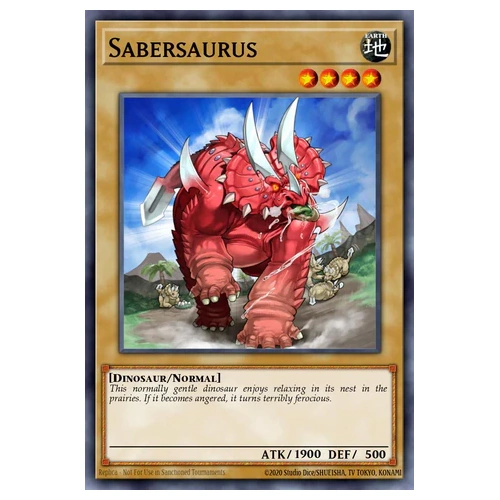 BLGG-EN052 Sabersaurus Ultra Rare 1st Edition NM
