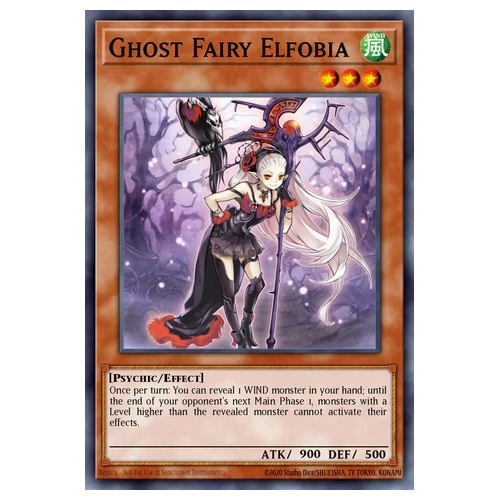 BLGG-EN058 Ghost Fairy Elfobia Ultra Rare 1st Edition NM