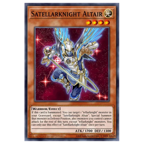 BLGG-EN060 Satellarknight Altair Secret Rare 1st Edition NM