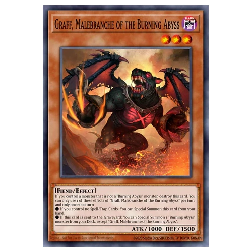 BLGG-EN063 Graff, Malebranche of the Burning Abyss Ultra Rare 1st Edition NM