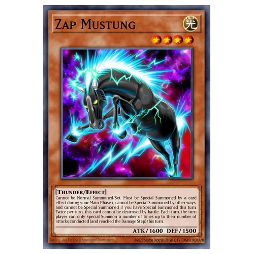 BLGG-EN066 Zap Mustung Ultra Rare 1st Edition NM