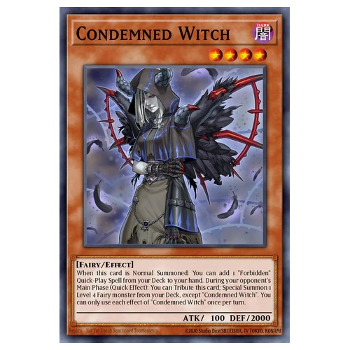 BLGG-EN071 Condemned Witch Ultra Rare 1st Edition NM