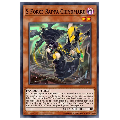 BLGG-EN077 S-Force Rappa Chiyomaru Ultra Rare 1st Edition NM