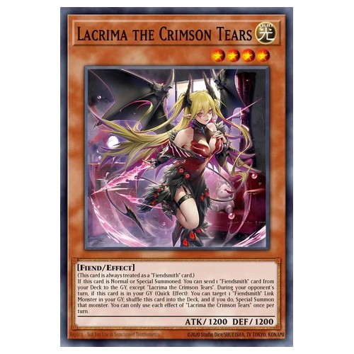 BLGG-EN081 Lacrima the Crimson Tears Ultra Rare 1st Edition NM