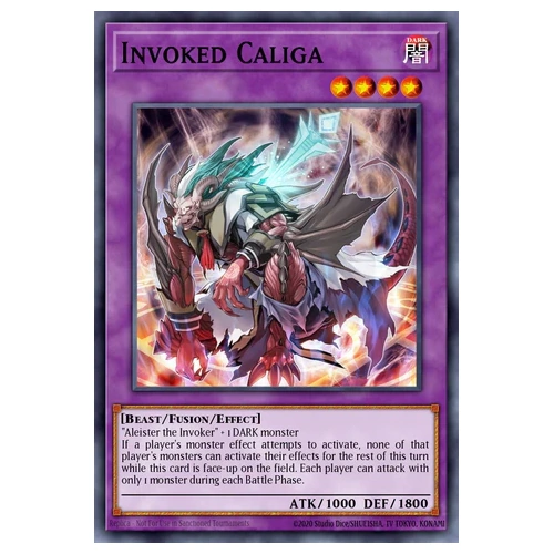 BLGG-EN084 Invoked Caliga Ultra Rare 1st Edition NM