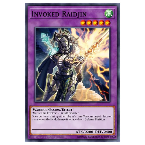 BLGG-EN085 Invoked Raidjin Ultra Rare 1st Edition NM