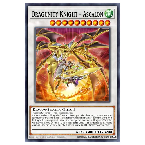 BLGG-EN091 Dragunity Knight - Ascalon Secret Rare 1st Edition NM