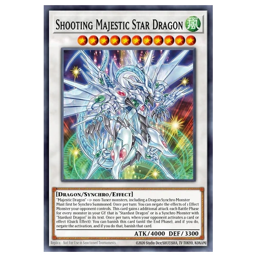 BLGG-EN092 Shooting Majestic Star Dragon Secret Rare 1st Edition NM