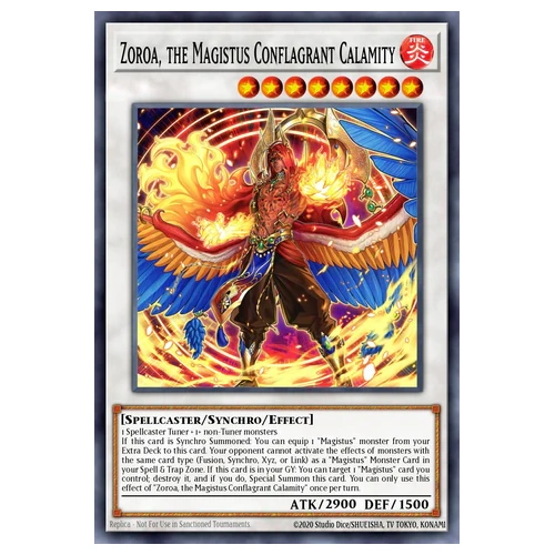 BLGG-EN093 Zoroa, the Magistus Conflagrant Calamity Ultra Rare 1st Edition NM