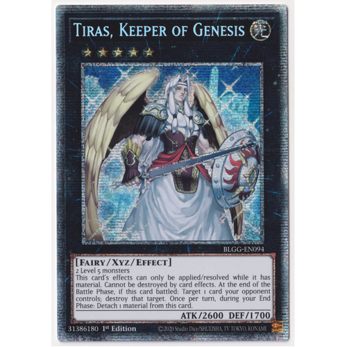 BLGG-EN094 Tiras, Keeper of Genesis Starlight Rare 1st Edition NM
