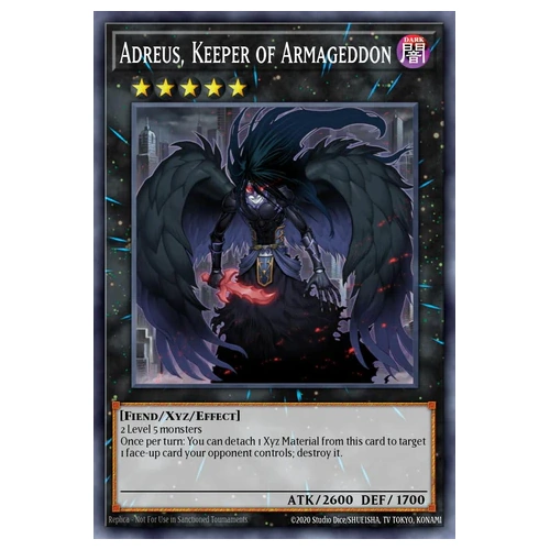 BLGG-EN096 Adreus, Keeper of Armageddon Secret Rare 1st Edition NM
