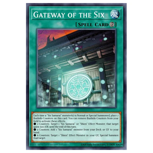 BLGG-EN105 Gateway of the Six Ultra Rare 1st Edition NM