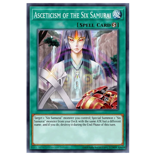 BLGG-EN107 Asceticism of the Six Samurai Ultra Rare 1st Edition NM
