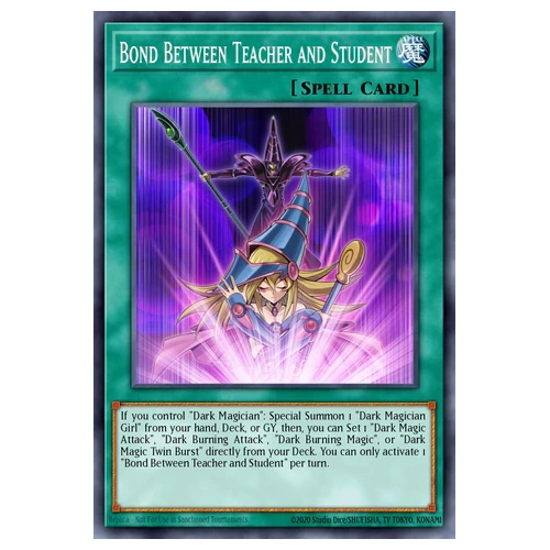 BLGG-EN109 Bond Between Teacher and Student Secret Rare 1st Edition NM