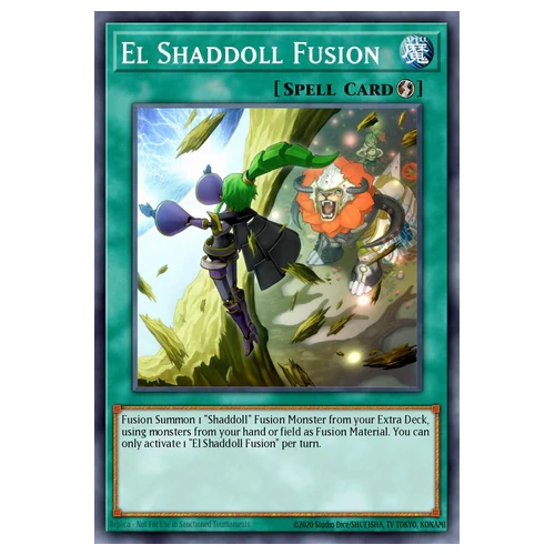 BLGG-EN112 El Shaddoll Fusion Secret Rare 1st Edition NM