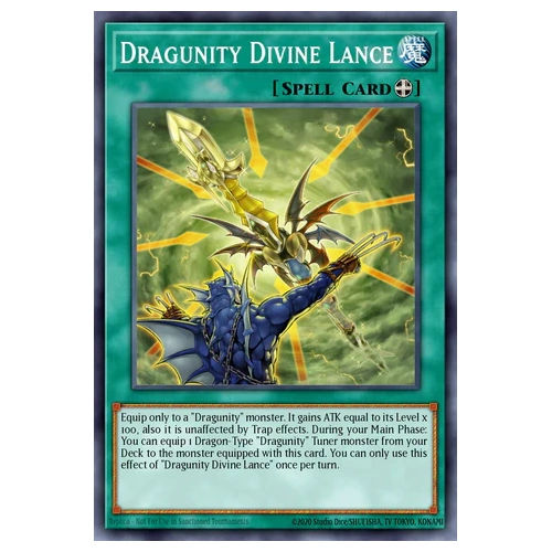 BLGG-EN113 Dragunity Divine Lance Ultra Rare 1st Edition NM