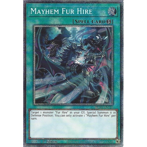 BLGG-EN116 Mayhem Fur Hire Starlight Rare 1st Edition NM