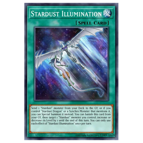 BLGG-EN120 Stardust Illumination Secret Rare 1st Edition NM