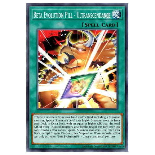 BLGG-EN124 Beta Evolution Pill - Ultranscendance Ultra Rare 1st Edition NM
