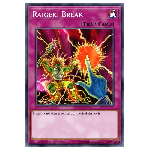 BLGG-EN131 Raigeki Break Ultra Rare 1st Edition NM