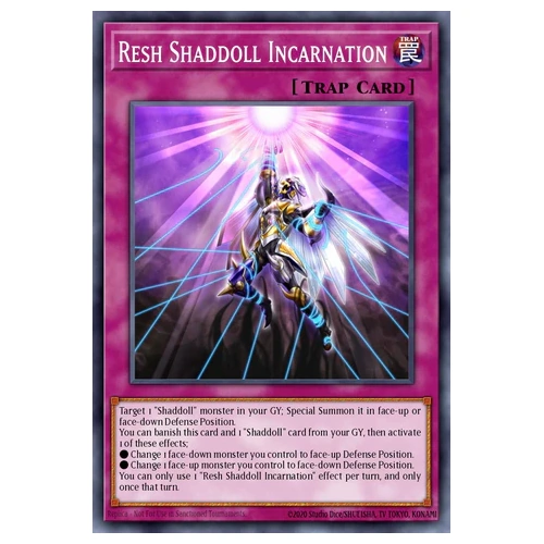 BLGG-EN134 Resh Shaddoll Incarnation Ultra Rare 1st Edition NM