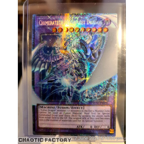 BLGG-EN138 Chimeratech Megafleet Dragon Extended Art Starlight Rare 1st Edition NM