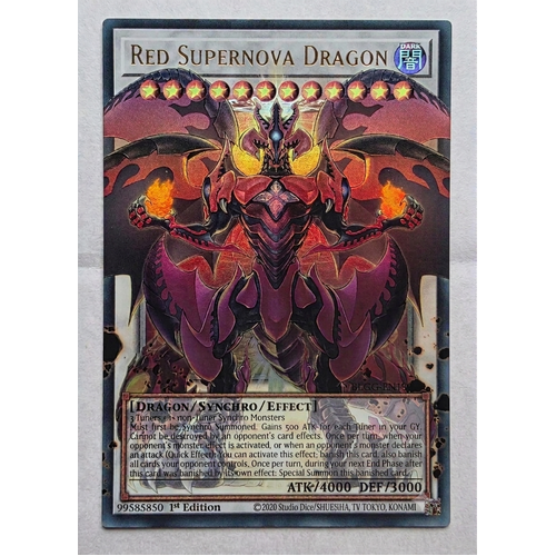 BLGG-EN139 Red Supernova Dragon Extended Art Ultra Rare 1st Edition NM