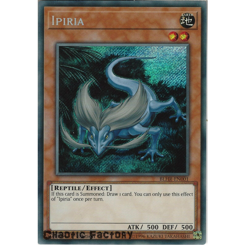 BLHR-EN001 Ipiria Secret Rare 1st Edition NM