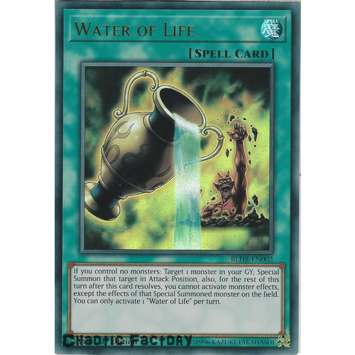 BLHR-EN002 Water of Life Ultra Rare 1st Edition NM