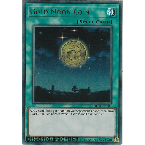 BLHR-EN003 Gold Moon Coin Ultra Rare 1st Edition NM