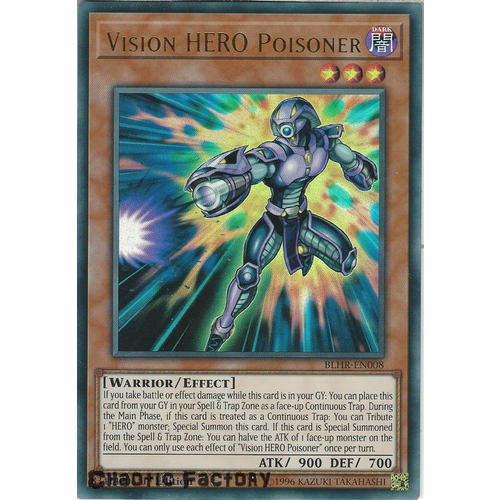 BLHR-EN008 Vision HERO Poisoner Ultra Rare 1st Edition NM