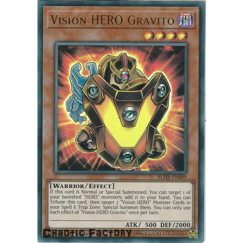 BLHR-EN009 Vision HERO Gravito Ultra Rare 1st Edition NM