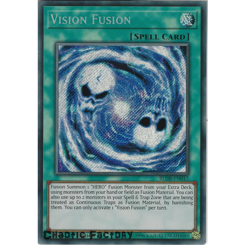 BLHR-EN012 Vision Fusion Secret Rare 1st Edition NM