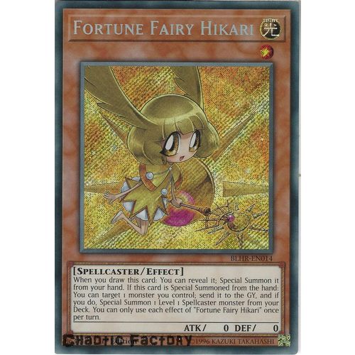 BLHR-EN014 Fortune Fairy Hikari Secret Rare 1st Edition NM