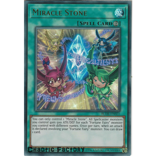 BLHR-EN021 Miracle Stone Ultra Rare 1st Edition NM