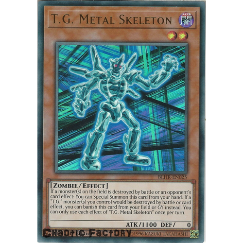 BLHR-EN025 T.G. Metal Skeleton Ultra Rare 1st Edition NM
