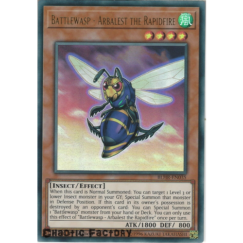 BLHR-EN035 Battlewasp - Arbalest the Rapidfire Ultra Rare 1st Edition NM