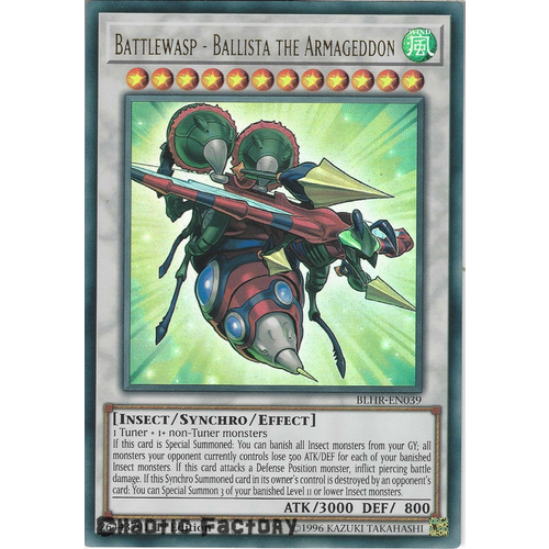 BLHR-EN039 Battlewasp - Ballista the Armageddon Ultra Rare 1st Edition NM
