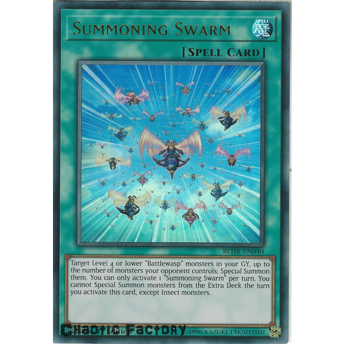 BLHR-EN040 Summoning Swarm Ultra Rare 1st Edition NM