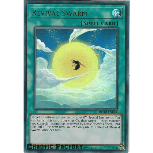BLHR-EN041 Revival Swarm Ultra Rare 1st Edition NM