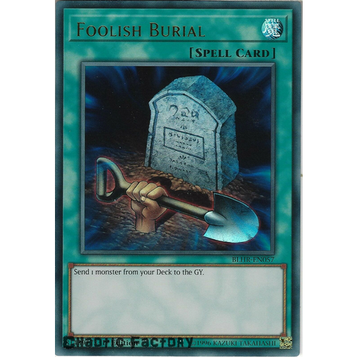 BLHR-EN057 Foolish Burial Ultra Rare 1st Edition NM