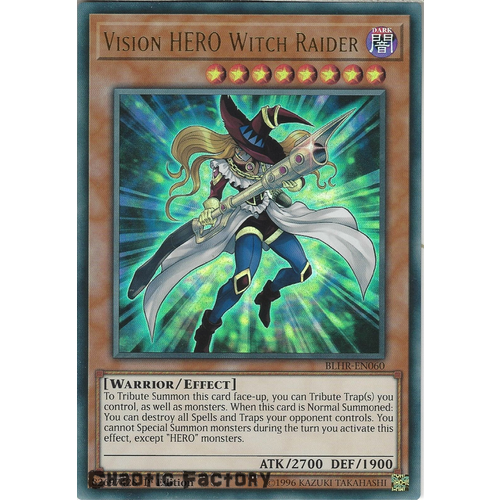 BLHR-EN060 Vision HERO Witch Raider Ultra rare 1st Edition NM