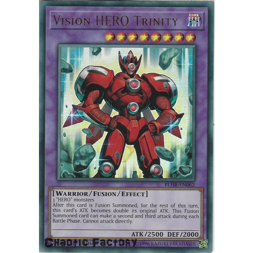 BLHR-EN062 Vision HERO Trinity Ultra Rare 1st Edition NM
