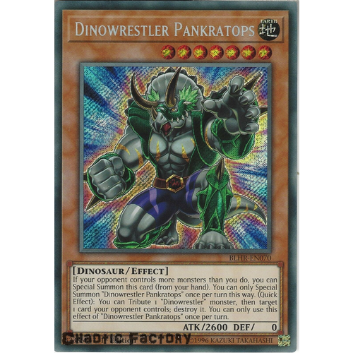 BLHR-EN070 Dinowrestler Pankratops Secret Rare 1st Edition NM