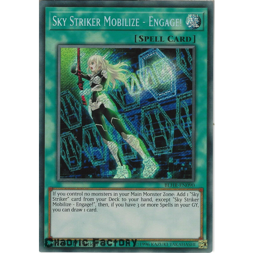 BLHR-EN090 Sky Striker Mobilize - Engage! Secret Rare 1st Edition NM
