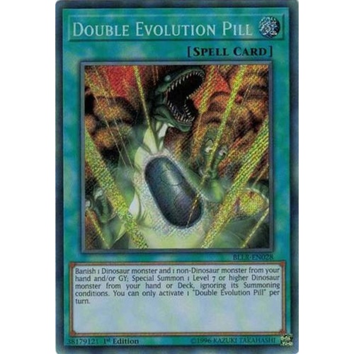 Double Evolution Pill Secret Rare BLLR-EN028 1st edition NM
