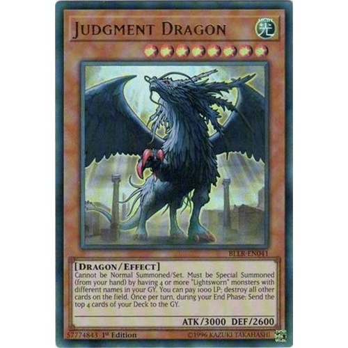 Judgment Dragon Ultra Rare BLLR-EN041 1st edition NM