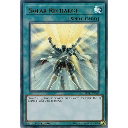 Solar Recharge BLLR-EN045 Ultra Rare 1st Edition NM